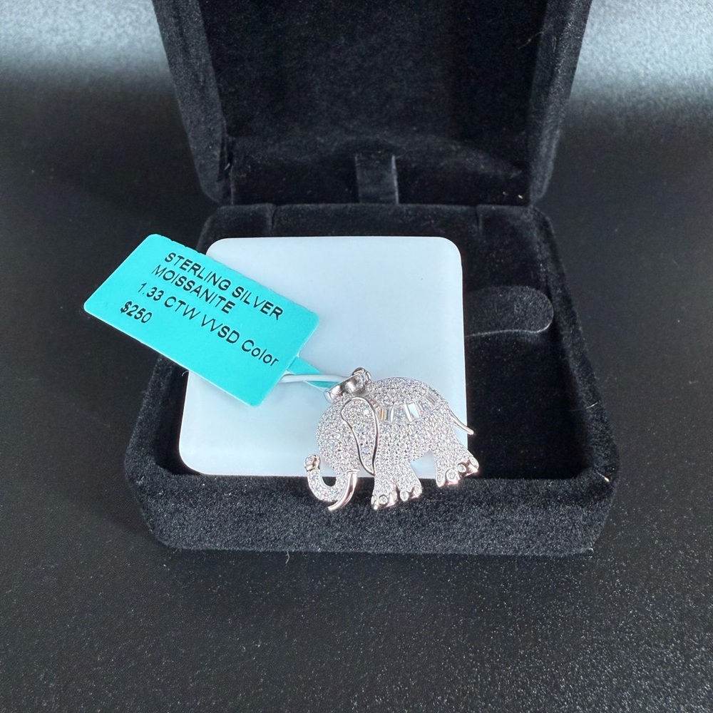 Sterling Silver Elephant Necklace